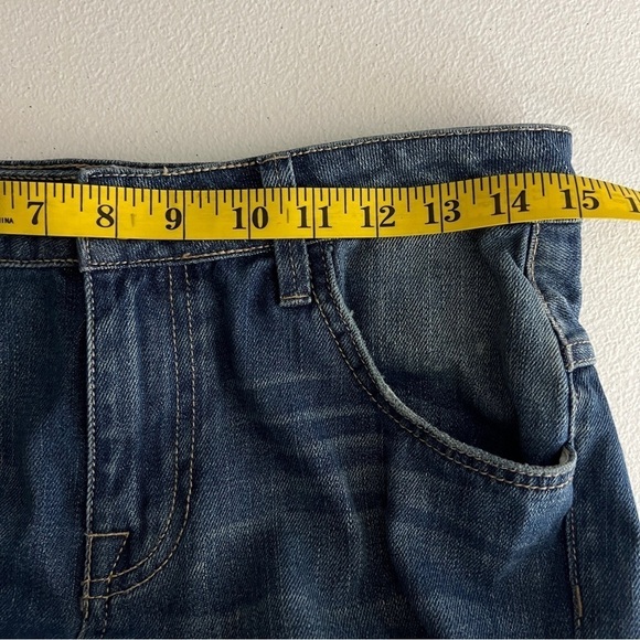 Wildfox Jeans Women's 28 Da Vinci Wash Paint Baggy Cropped Medium Wash - Picture 7 of 10